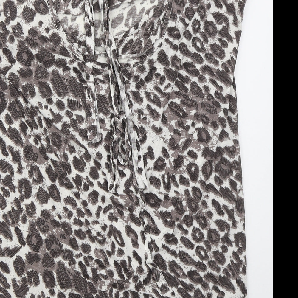 Womens UK Size M NEXT Brown Basic Tank