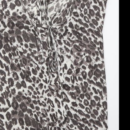 Womens UK Size M NEXT Brown Basic Tank