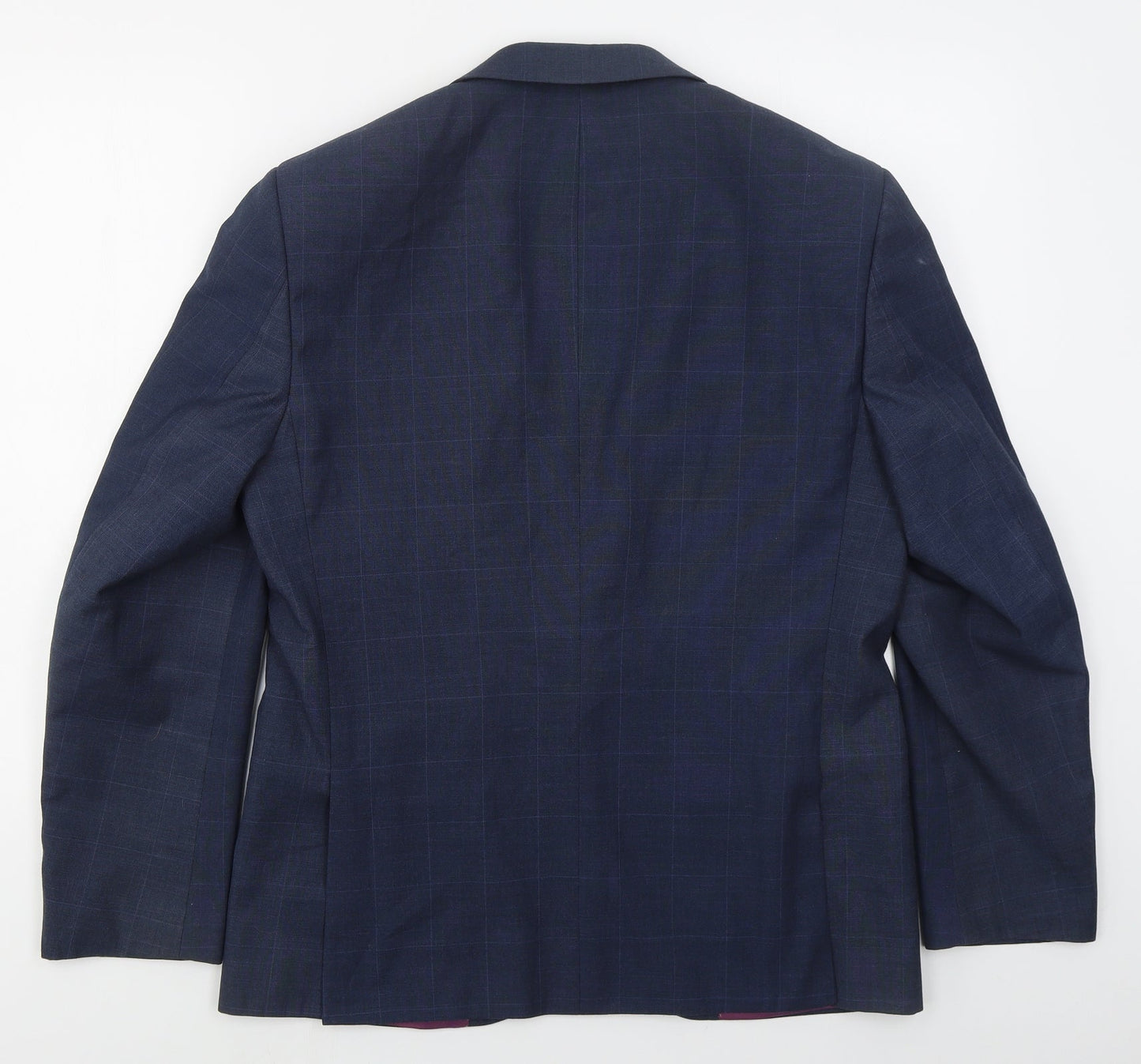 Mens UK Size 40 Daniel Grahame Regular Blue Suit Jacket