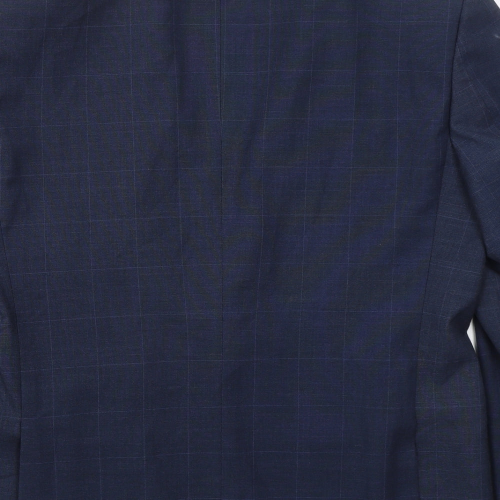 Mens UK Size 40 Daniel Grahame Regular Blue Suit Jacket