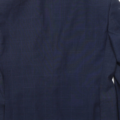 Mens UK Size 40 Daniel Grahame Regular Blue Suit Jacket