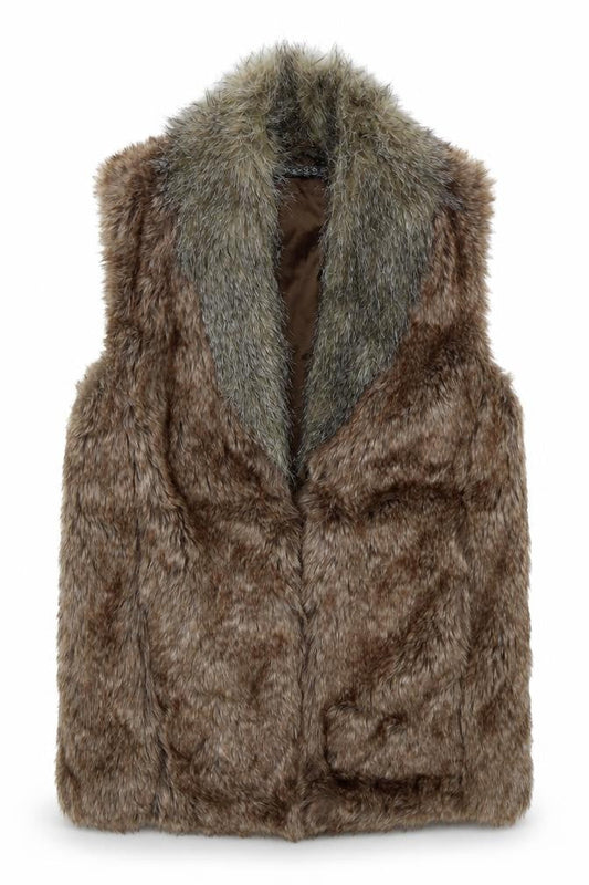 Womens UK Size 8 Atmosphere Brown Gilet