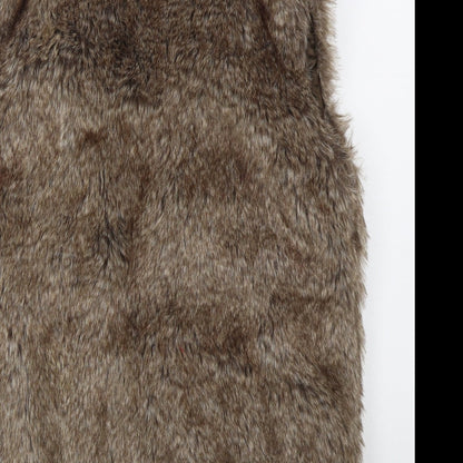 Womens UK Size 8 Atmosphere Brown Gilet