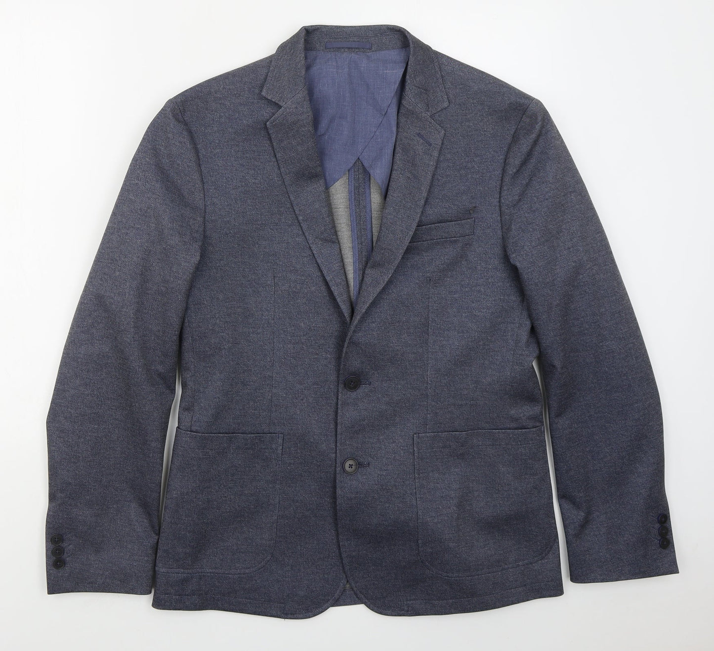 Mens UK Size M Matalan Regular Blue Suit Jacket