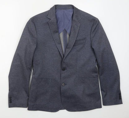 Mens UK Size M Matalan Regular Blue Suit Jacket
