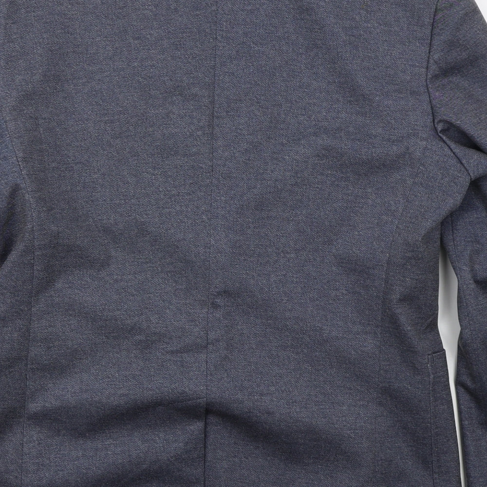 Mens UK Size M Matalan Regular Blue Suit Jacket
