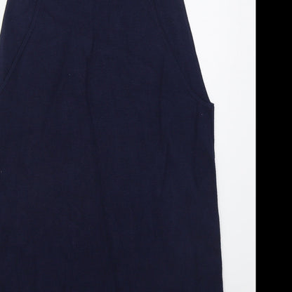 EDC Womens Blue  Viscose Tank Dress  Size L  Scoop Neck Pullover