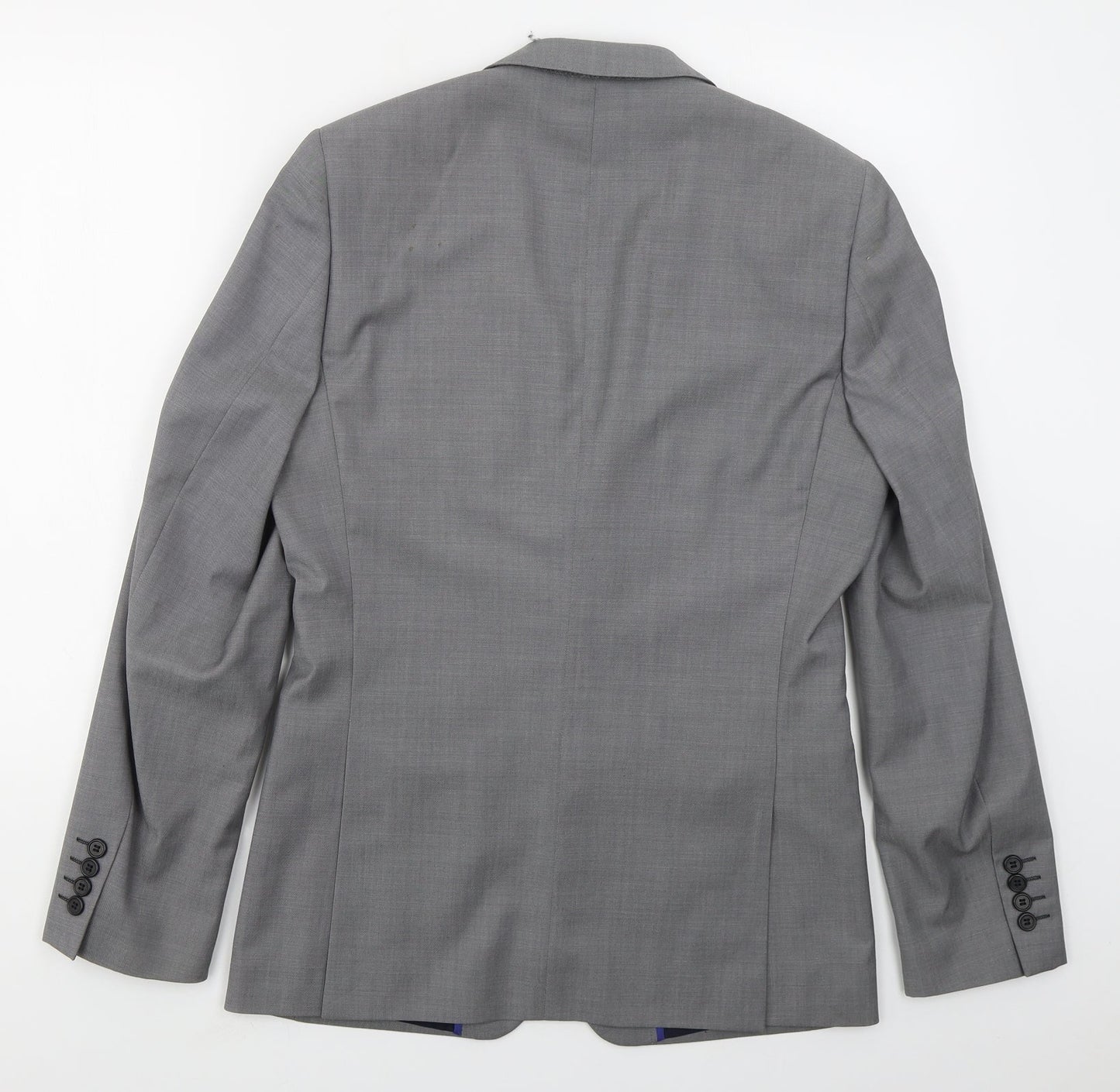 Mens UK Size 36 Topman Regular Grey Suit Jacket