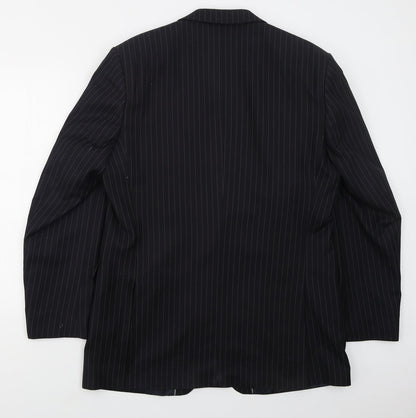 Mens UK Size 44 Karl Jackson Regular Blue Suit Jacket