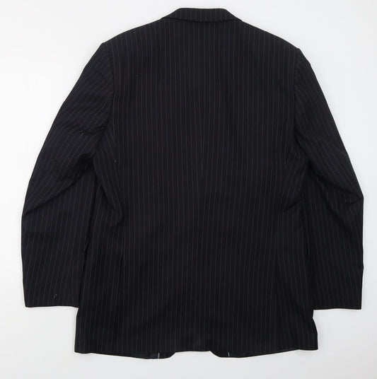 Mens UK Size 44 Karl Jackson Regular Blue Suit Jacket