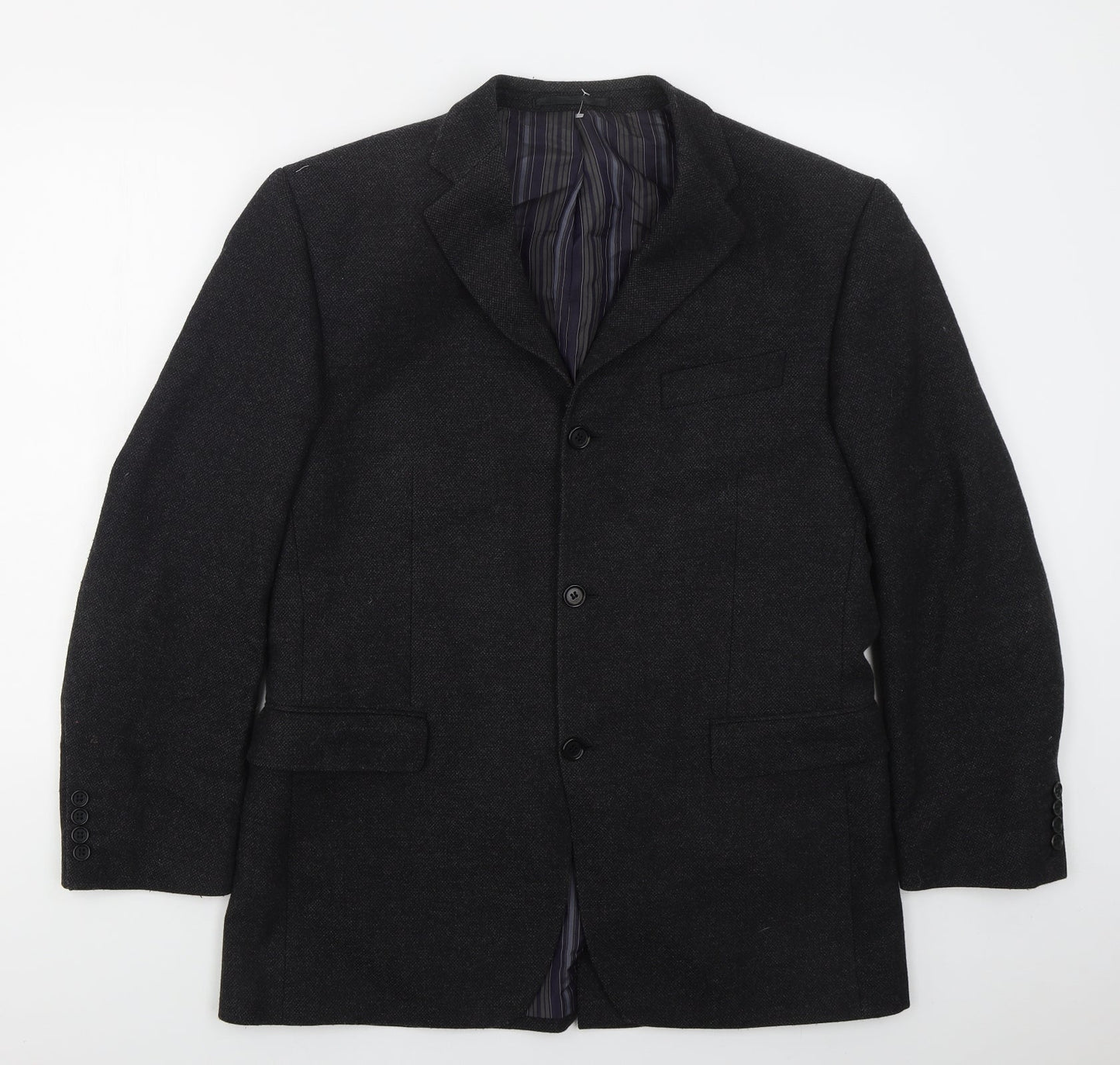 Mens UK Size 42 Van Kollem Regular Grey Suit Jacket