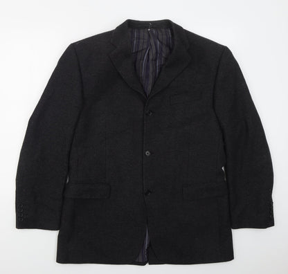 Mens UK Size 42 Van Kollem Regular Grey Suit Jacket