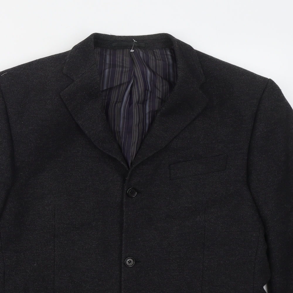Mens UK Size 42 Van Kollem Regular Grey Suit Jacket
