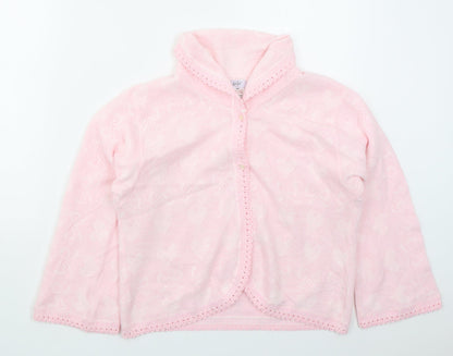 Womens UK Size M Lux Lux Pink Cardigan Jumper