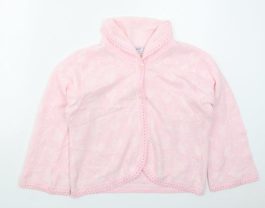 Womens UK Size M Lux Lux Pink Cardigan Jumper
