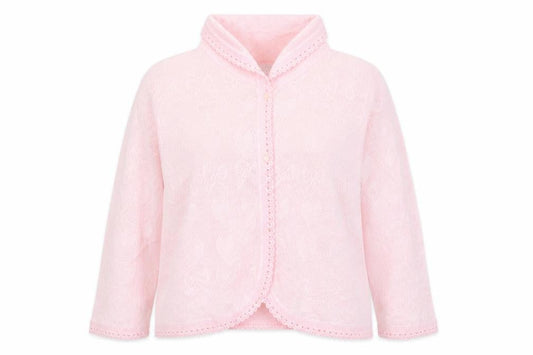 Womens UK Size M Lux Lux Pink Cardigan Jumper