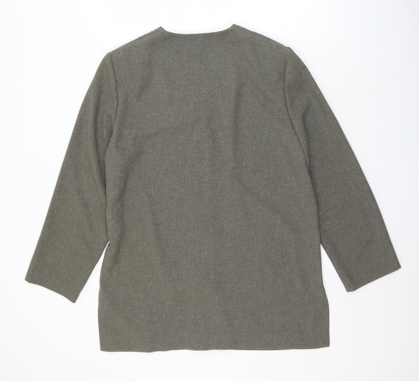 Alex & Co Womens Grey   Jacket  Size 14  Button