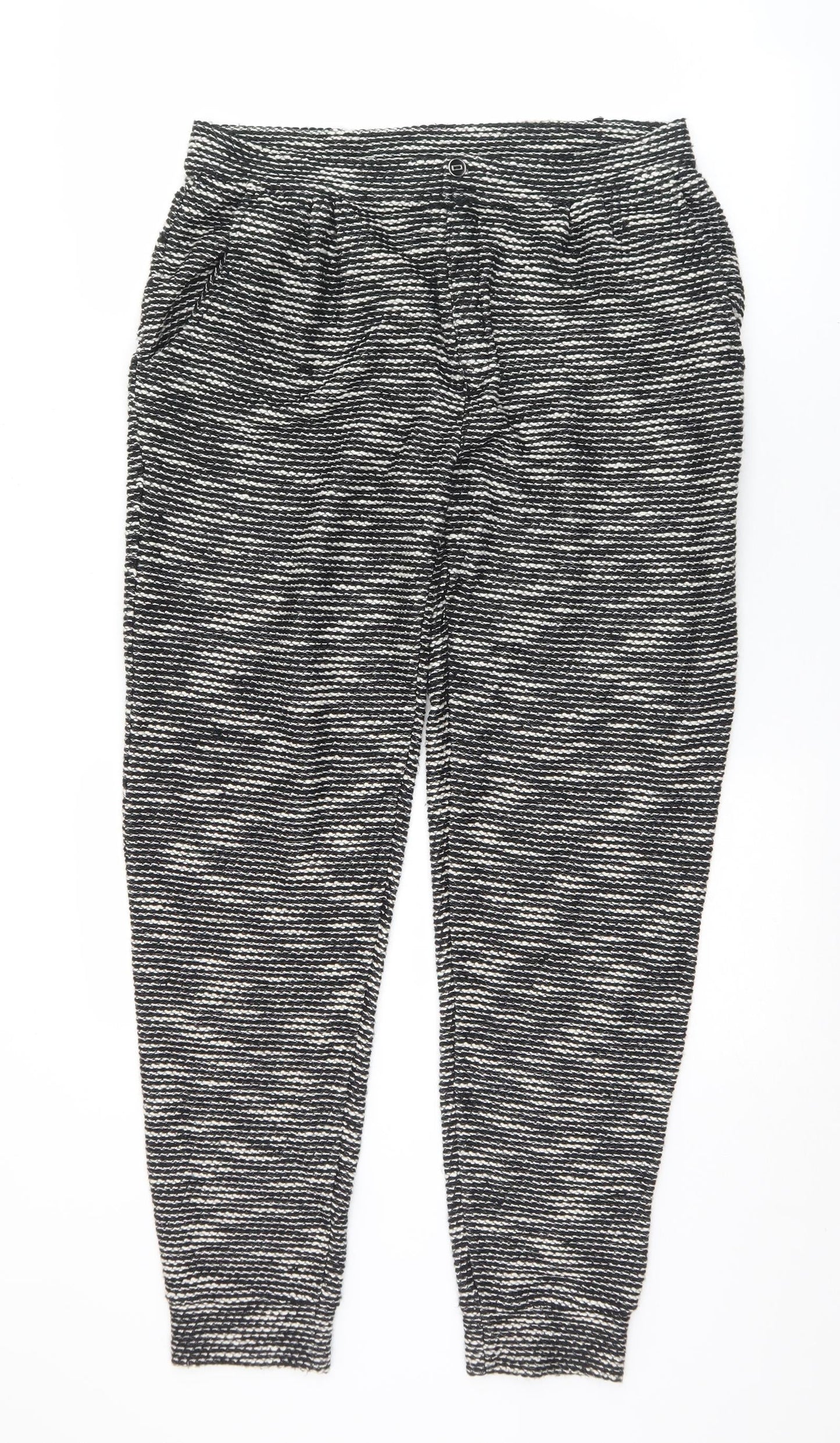 Womens UK Size 10 ASOS Regular Fit  Black Trousers