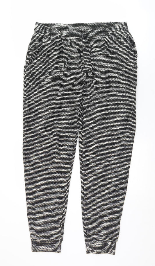 Womens UK Size 10 ASOS Regular Fit  Black Trousers