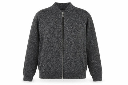 Atmosphere Womens Silver Crew Neck  Viscose Full Zip Jumper Size 12