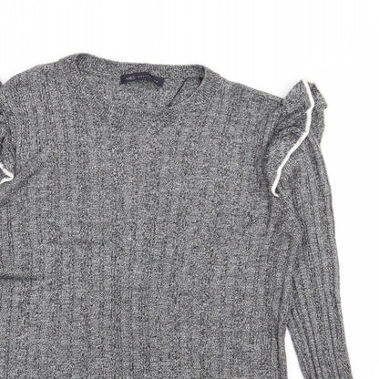 Womens UK Size 12 Marks and Spencer Grey Pullover Jumper