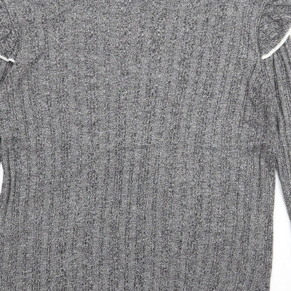 Womens UK Size 12 Marks and Spencer Grey Pullover Jumper
