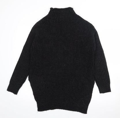 Womens UK Size M Papaya Black Pullover Jumper