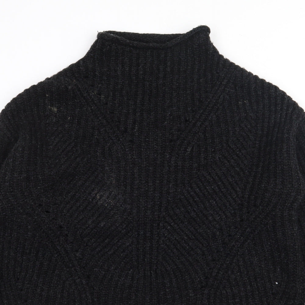Womens UK Size M Papaya Black Pullover Jumper