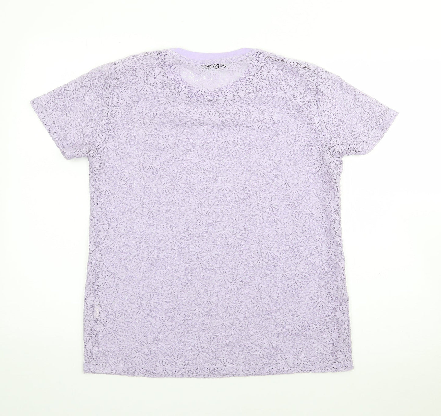 Atmosphere Womens Purple Crew Neck  Polyester Pullover Jumper Size 12