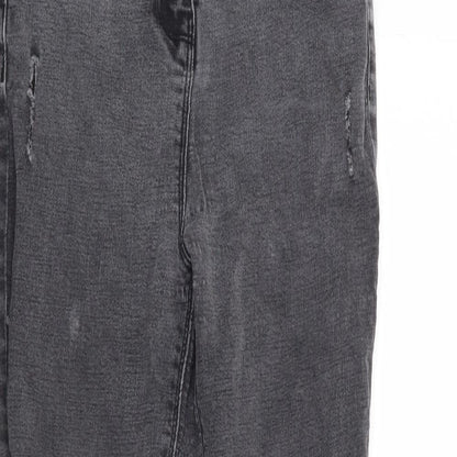 Matalan Girls Black  Cotton Skinny Jeans Size 11 Years  Regular