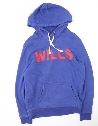 Mens UK Size XS Jack Wills Purple Pullover Hoodie