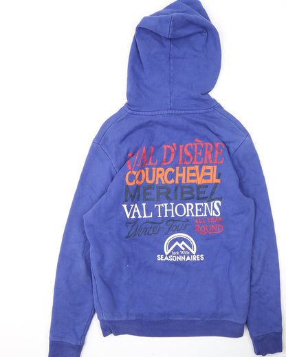 Mens UK Size XS Jack Wills Purple Pullover Hoodie