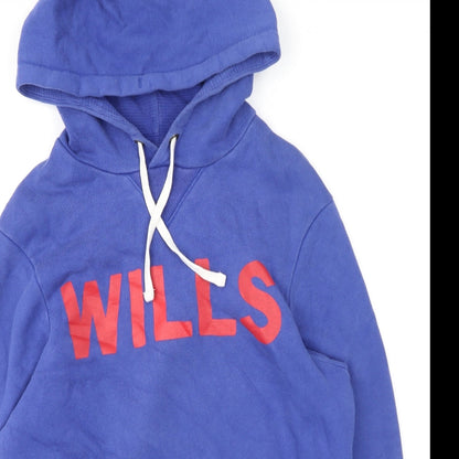 Mens UK Size XS Jack Wills Purple Pullover Hoodie