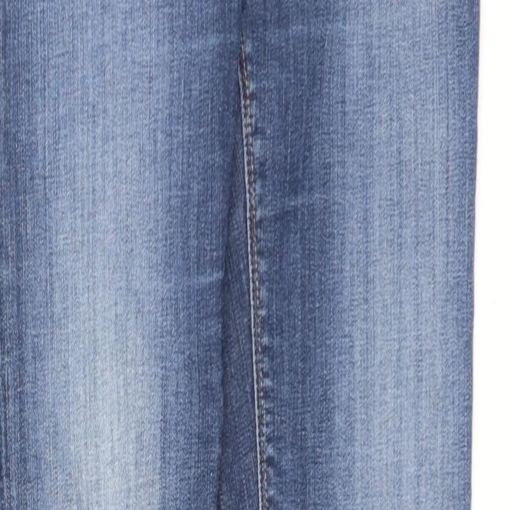 Luz Womens Blue  Cotton Skinny Jeans Size 29 L32 in Regular