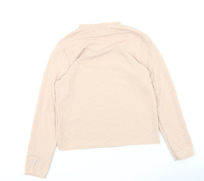 I SAW IT FIRST Womens Pink  Polyester Pullover Sweatshirt Size 6