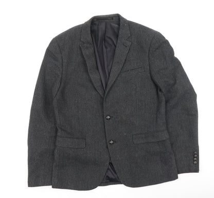 Mens UK Size M Cedar Wood State Grey Rain Coat