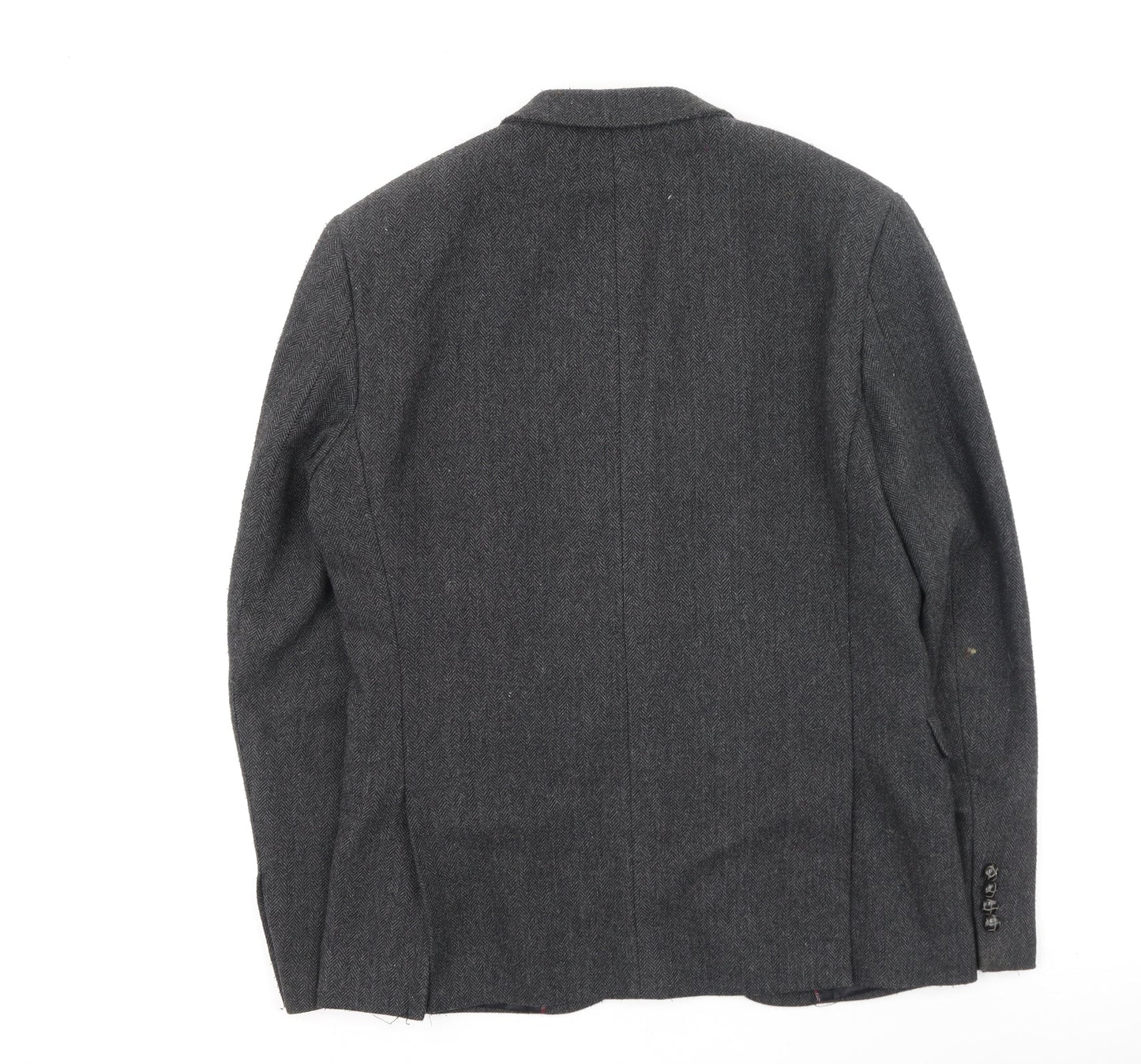 Mens UK Size M Cedar Wood State Grey Rain Coat