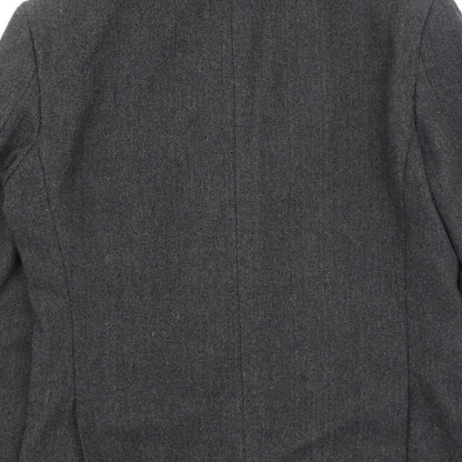 Mens UK Size M Cedar Wood State Grey Rain Coat