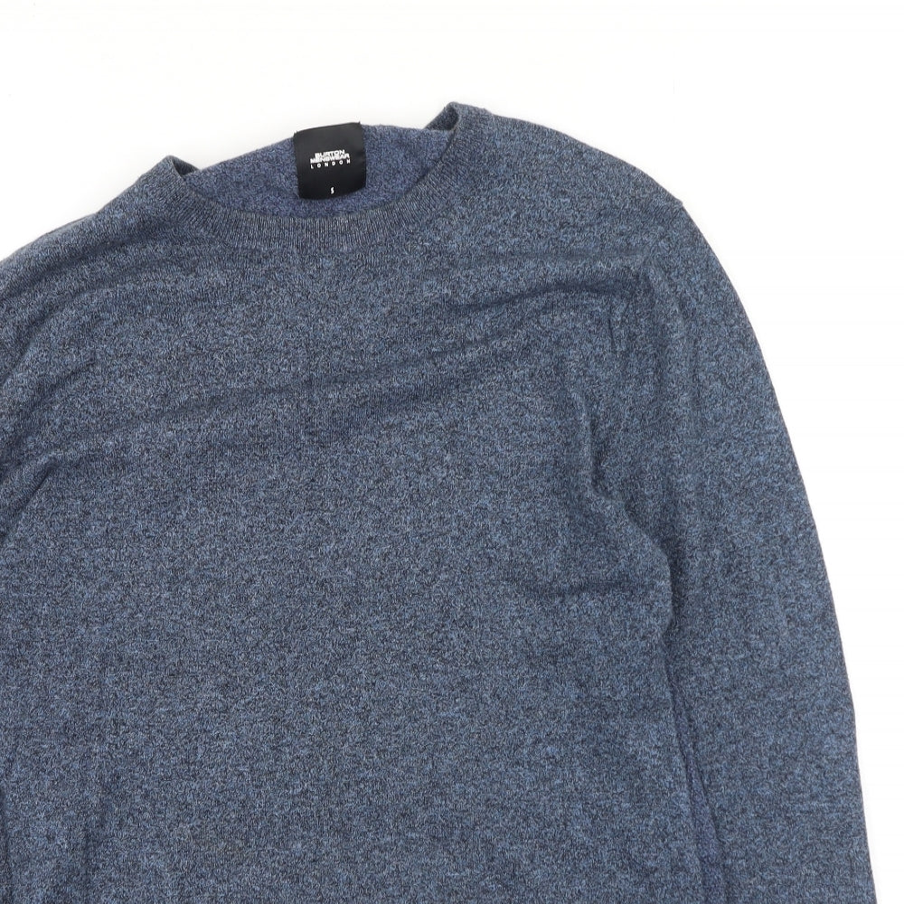 Mens UK Size S Burton Blue Henley Sweatshirt