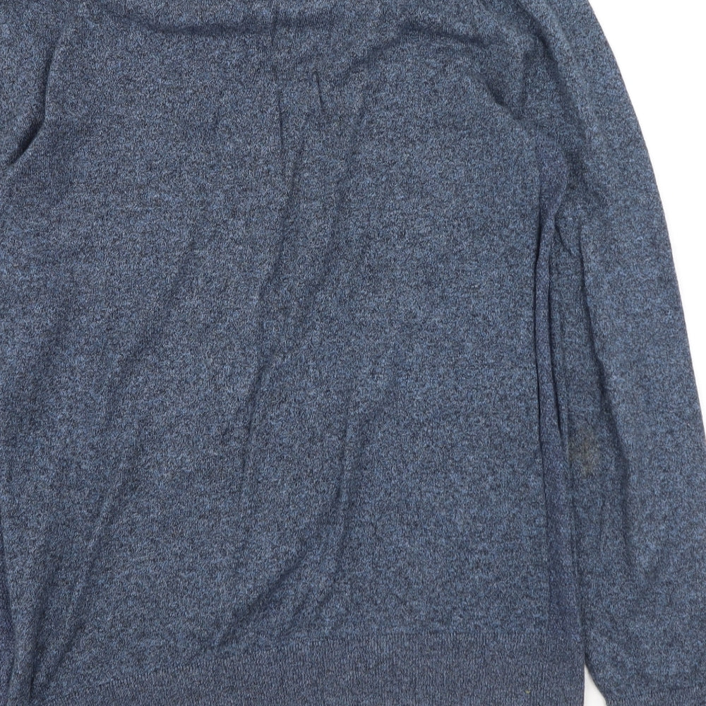 Mens UK Size S Burton Blue Henley Sweatshirt