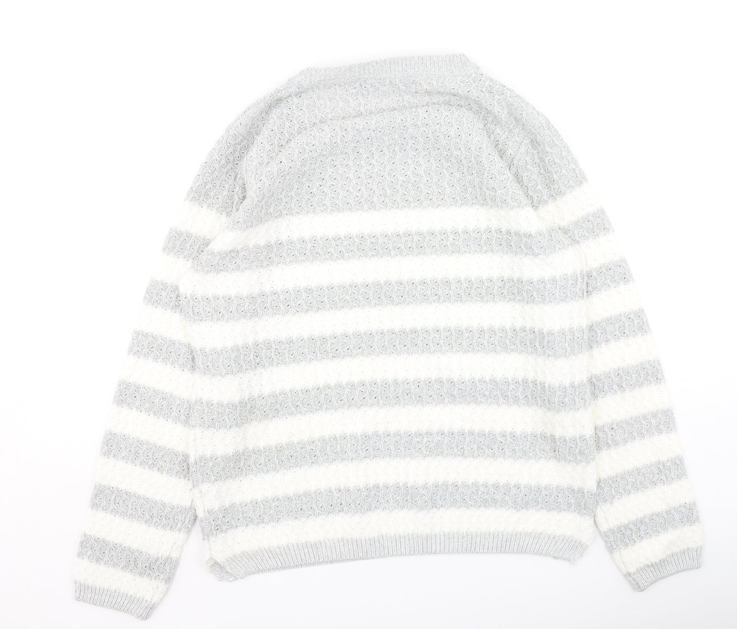 Womens UK Size M Hle Grey Pullover Jumper