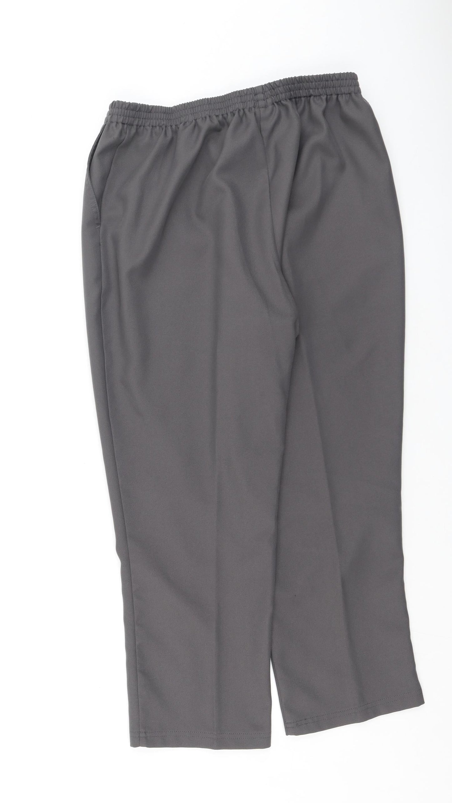 Womens UK Size 18 Damart Regular Fit Sweatpants Grey Trousers