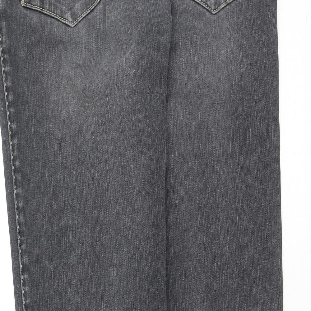 Bugatti Womens Grey  Cotton Straight Jeans Size 28 L31 in Regular