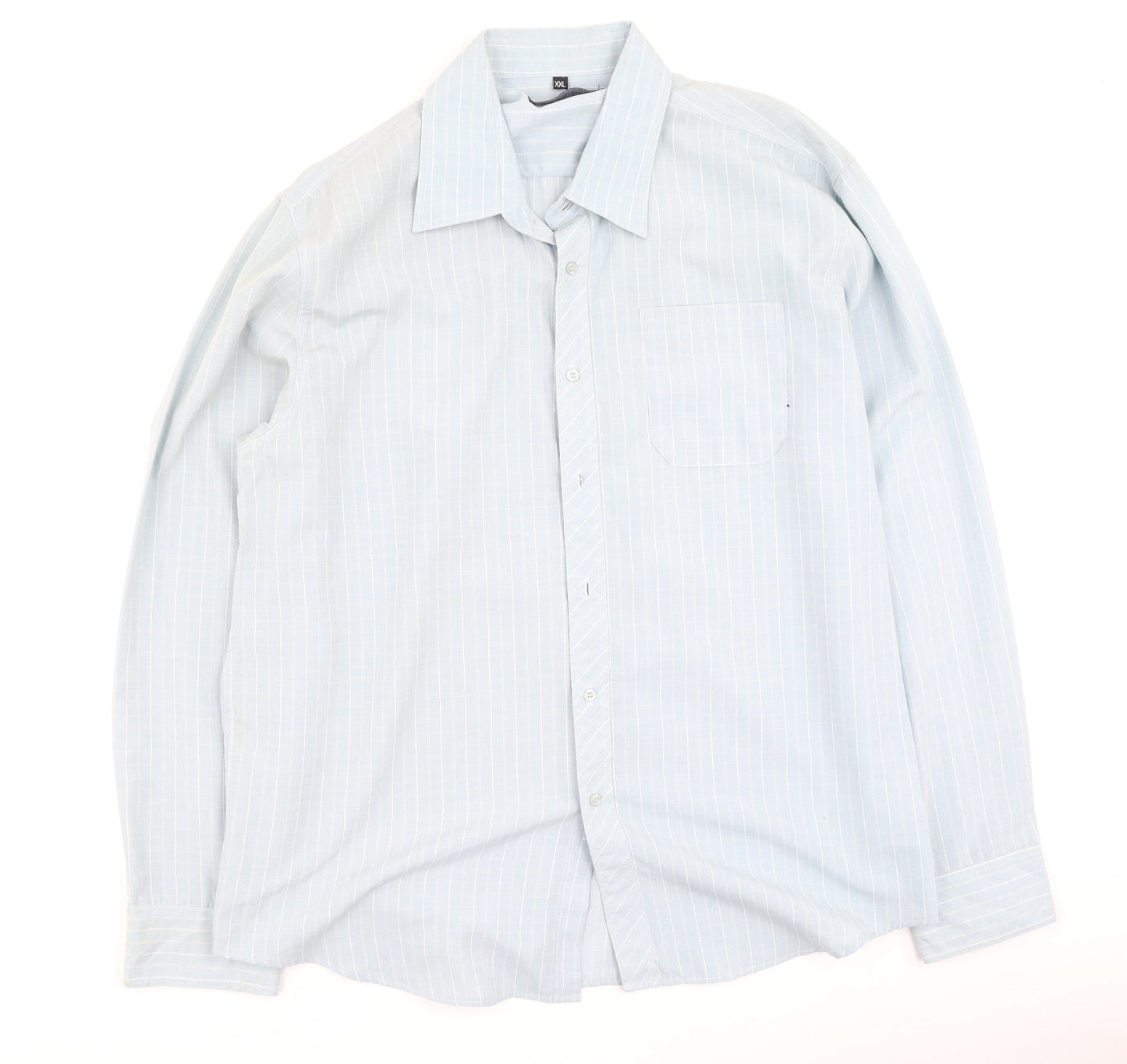 simon clare Mens Blue  Polyester  Polo Size 2XL Collared