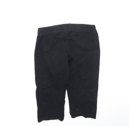 Miss evie Girls Black  Cotton Jegging Trousers Size 7-8 Years  Regular