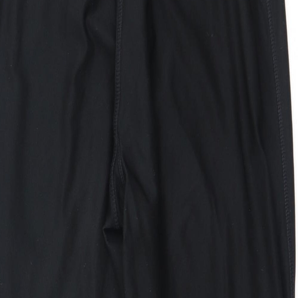 Active Womens Black  Polyester Pedal Pusher Leggings Size M L22 in Regular