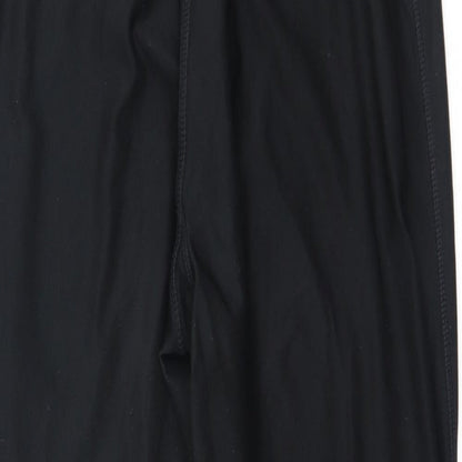 Active Womens Black  Polyester Pedal Pusher Leggings Size M L22 in Regular