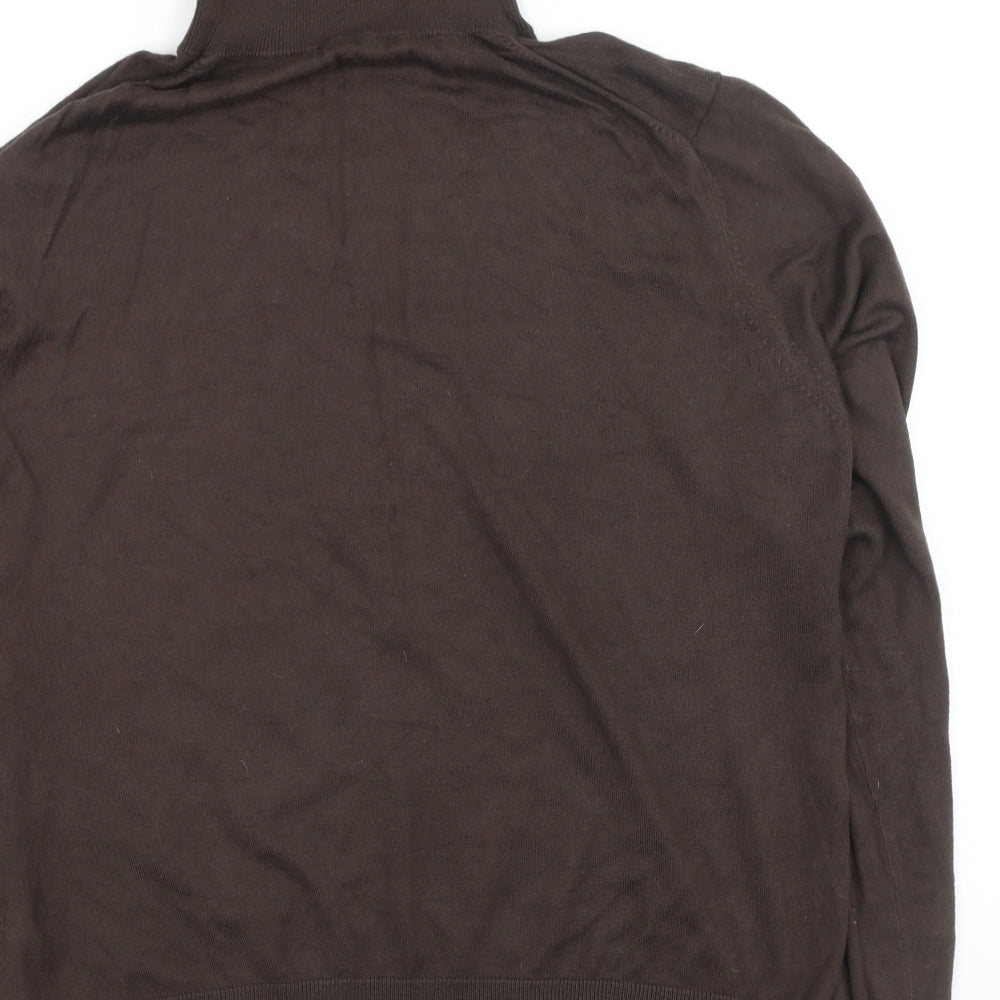 Womens UK Size 22 Marks and Spencer Brown Pullover Jumper