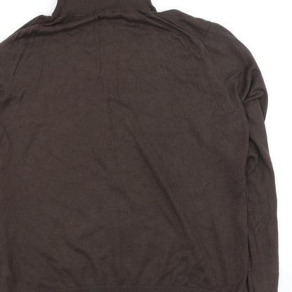 Womens UK Size 22 Marks and Spencer Brown Pullover Jumper