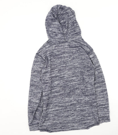 Debenhams Girls Blue  Polyester Pullover Hoodie Size 11-12 Years   - Butterflies
